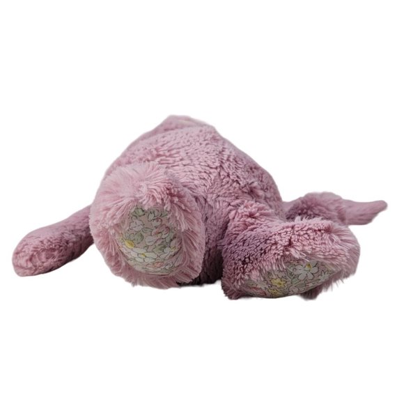 Jellycat Blossom Bunny Tulip Plush Pink Purple 12" Flower Ears & Feet Bobtail - Picture 8 of 10